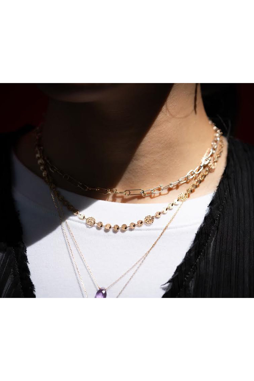 KAORU カオル K10 10金 ネックレス 完売品 KAORU(カオル) K10デルタネックレス - メルカリ