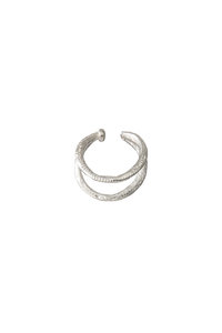 KAORU(カオル)｜EAR CUFF HELIX K10 2連ピンクゴールドイヤーカフ