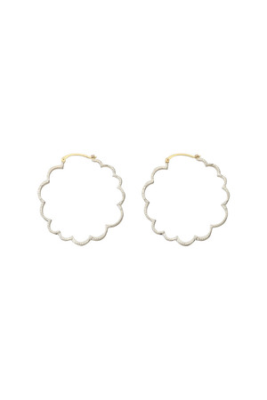 カオル/KAORUのMIMOSA シルバーフープピアス L