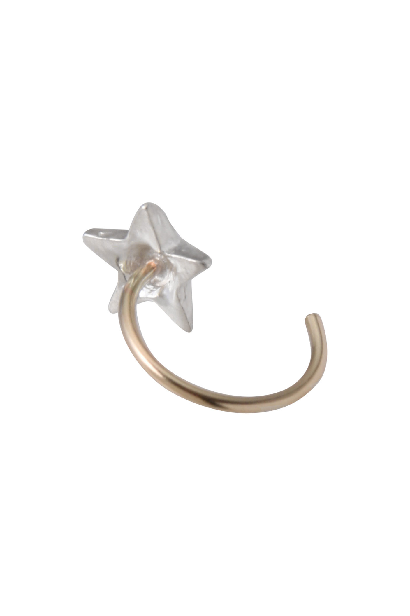 KAORU(カオル)｜Accent シルバーゴールドミックスピアス（片耳用