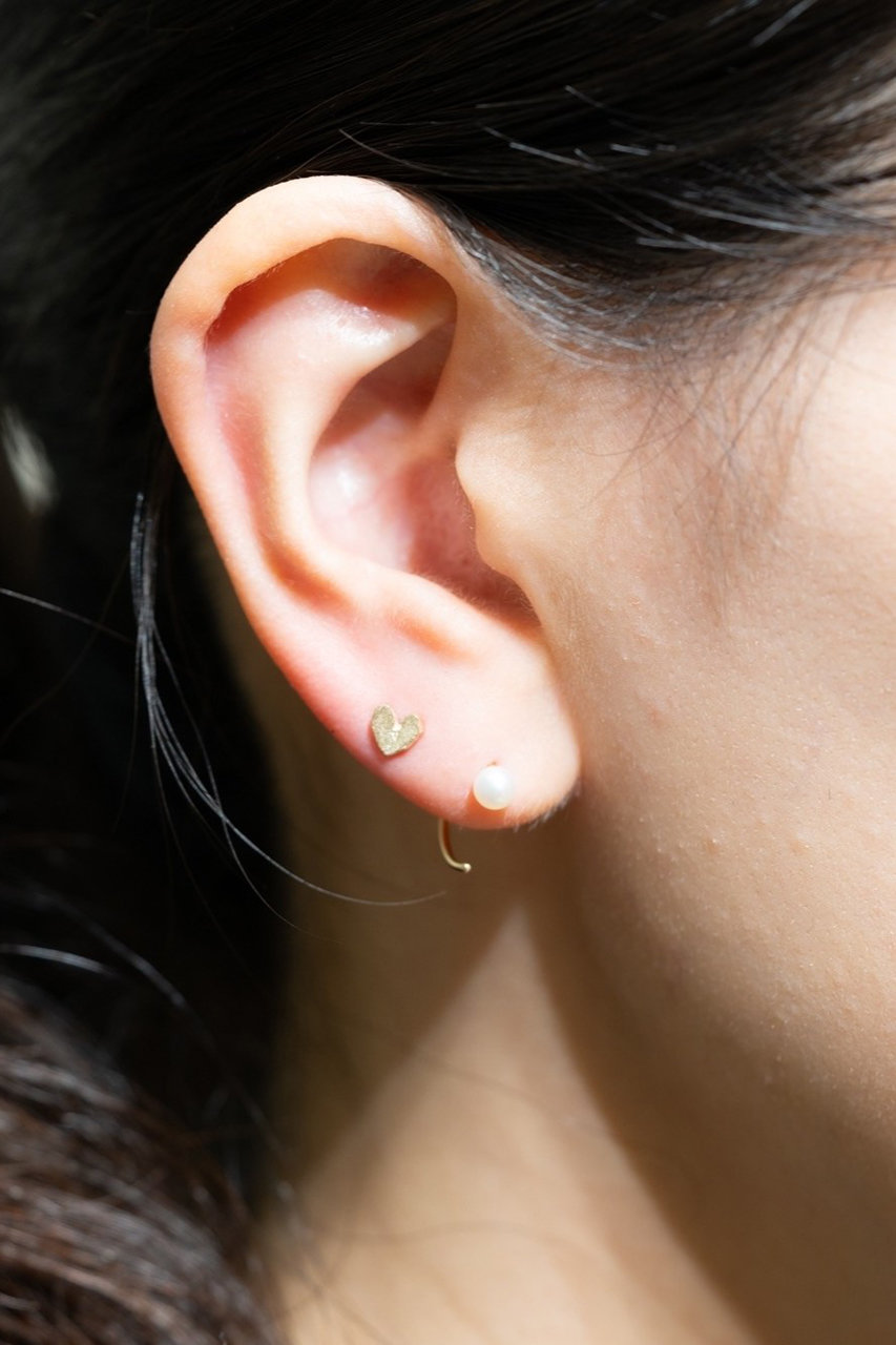 KAORU(カオル)｜Pearl ゴールド フープピアス（片耳用）/ゴールド の