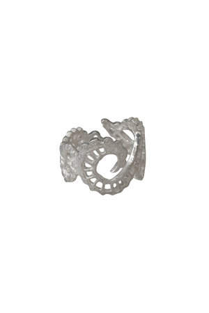 カオル/KAORUのShantou シルバーフリーリング(150400/150401)