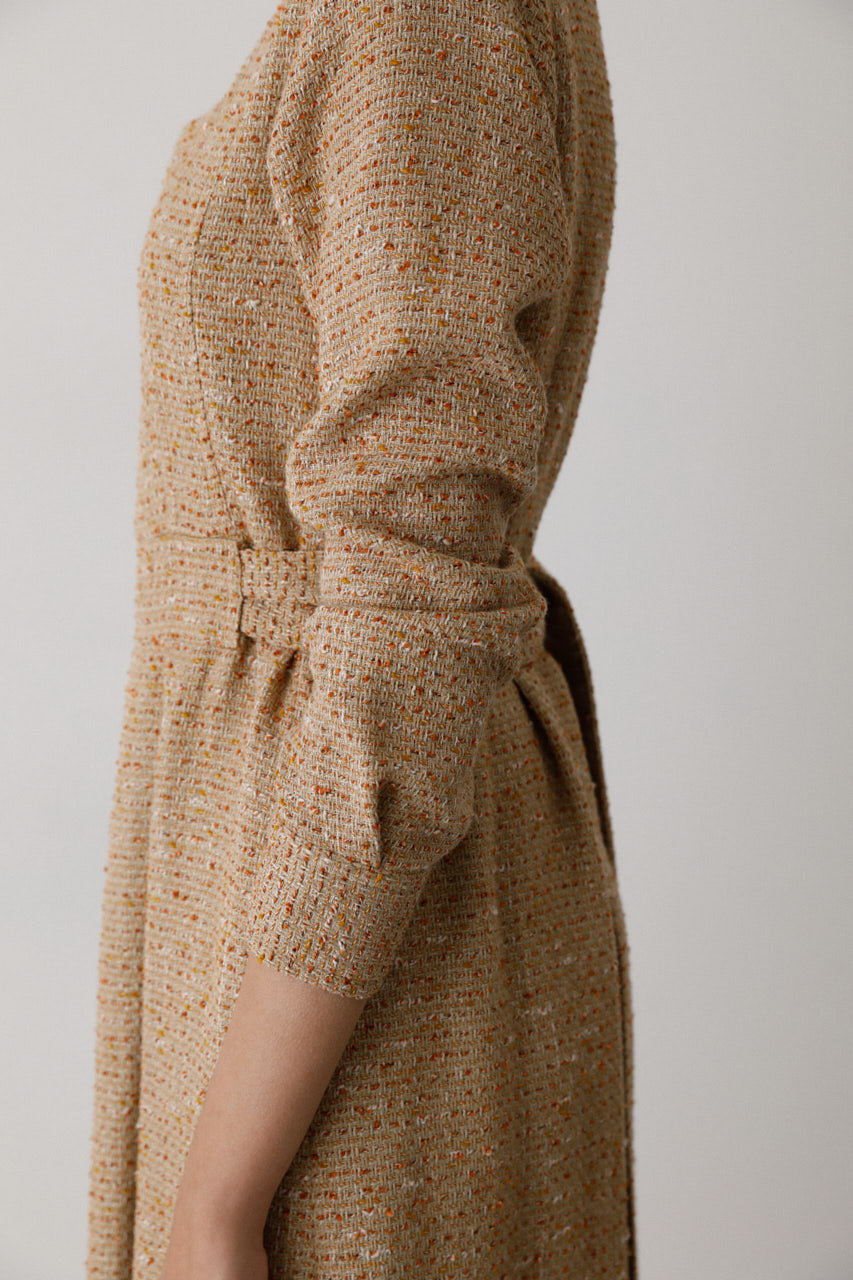 Basket tweed noble dress/ドレス