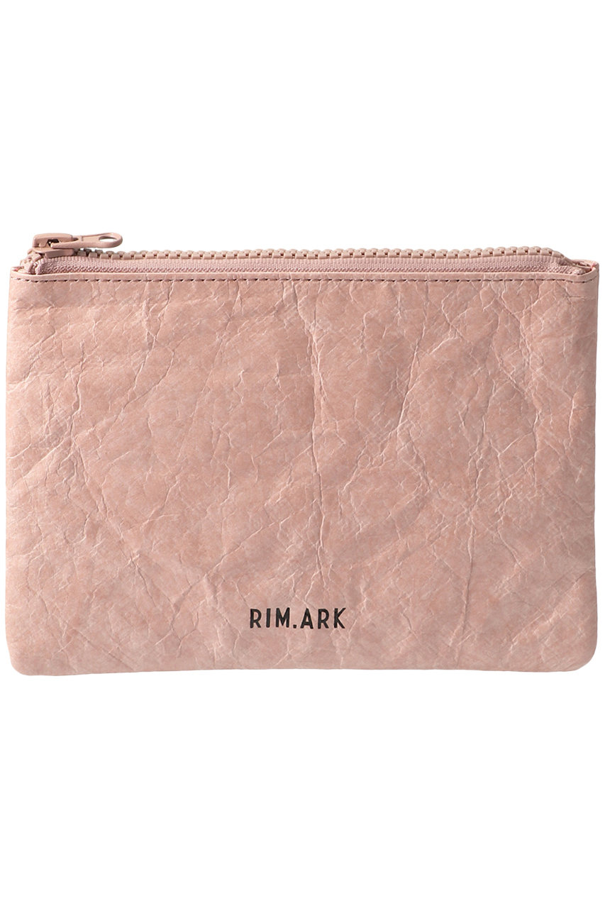 RIM. ARK リムアーク Paper like pouch/ポーチ ピンク