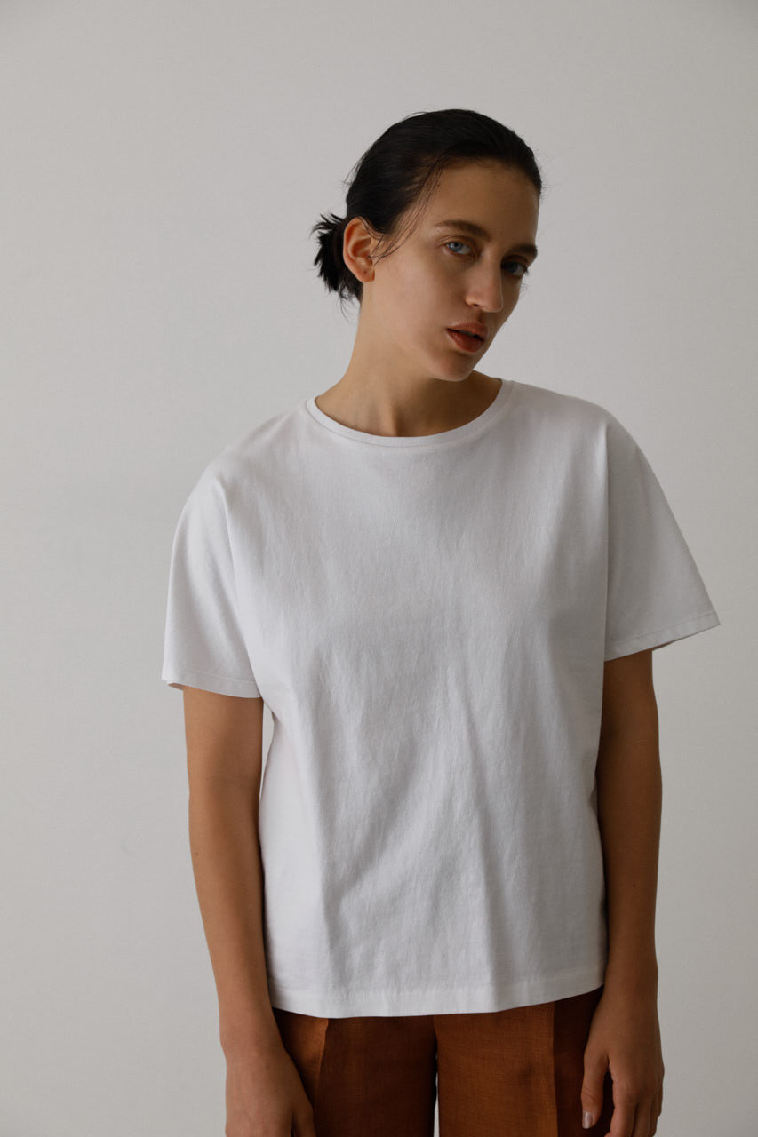 RIM.ARK(リムアーク)｜Stitch dolman Tシャツ/ホワイト の通販 
