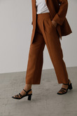 Linen wide PT/パンツ