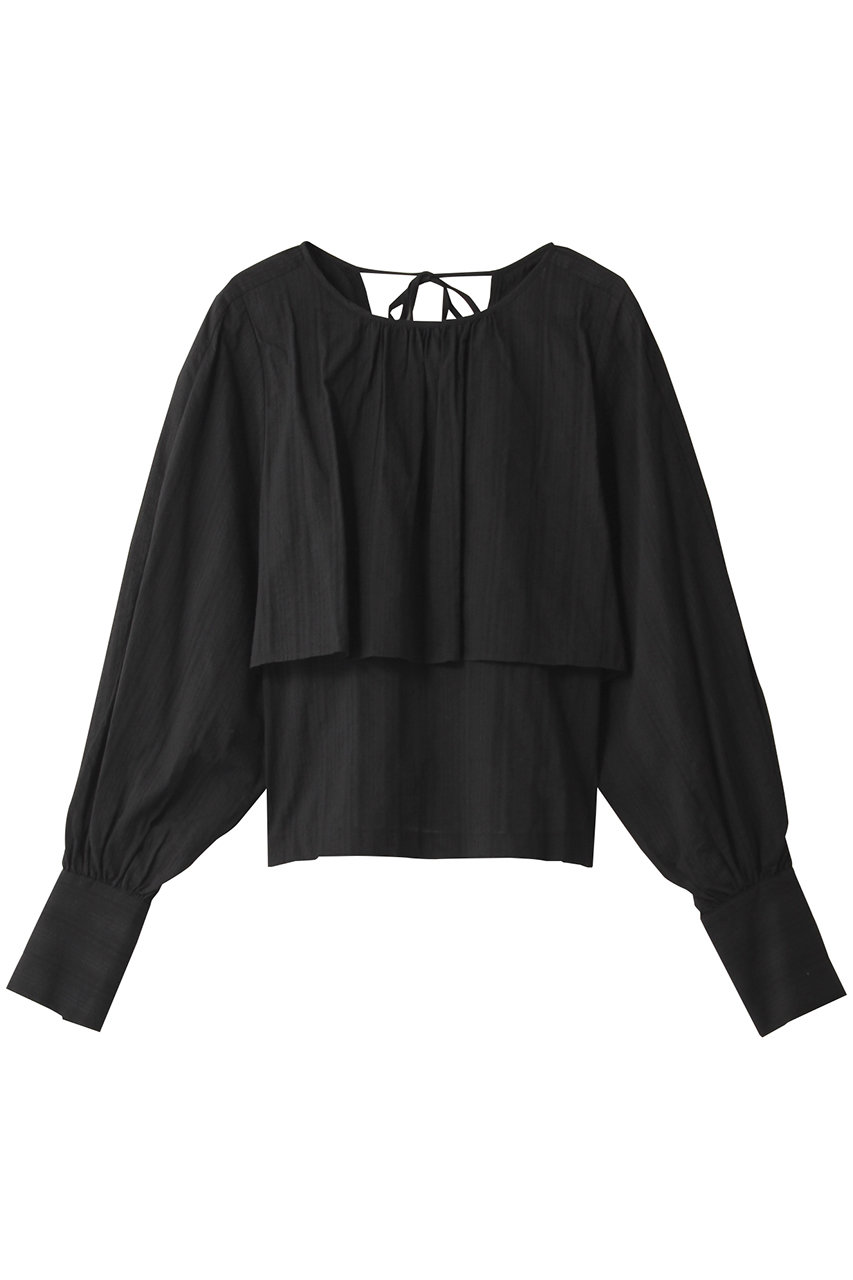 RIM. ARK リムアーク Back sleeve volume tops/トップス ブラック