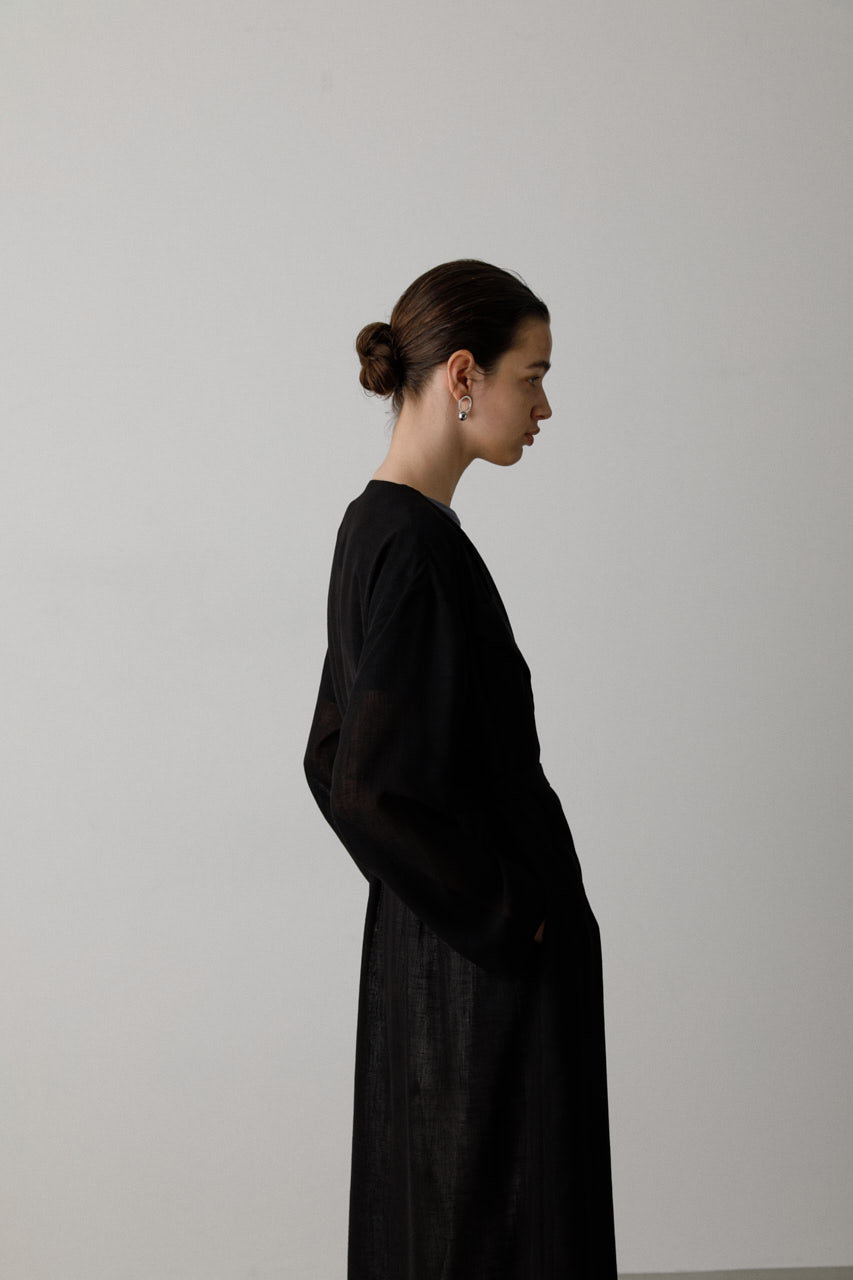 Front lapel summer gown/ガウン