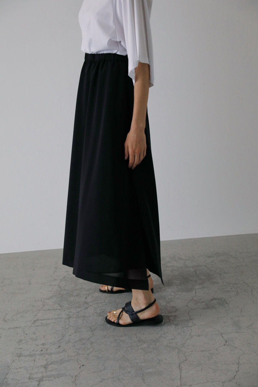RIM.ARK(リムアーク)｜Skirt on top skirt/スカート/ブラック の通販 