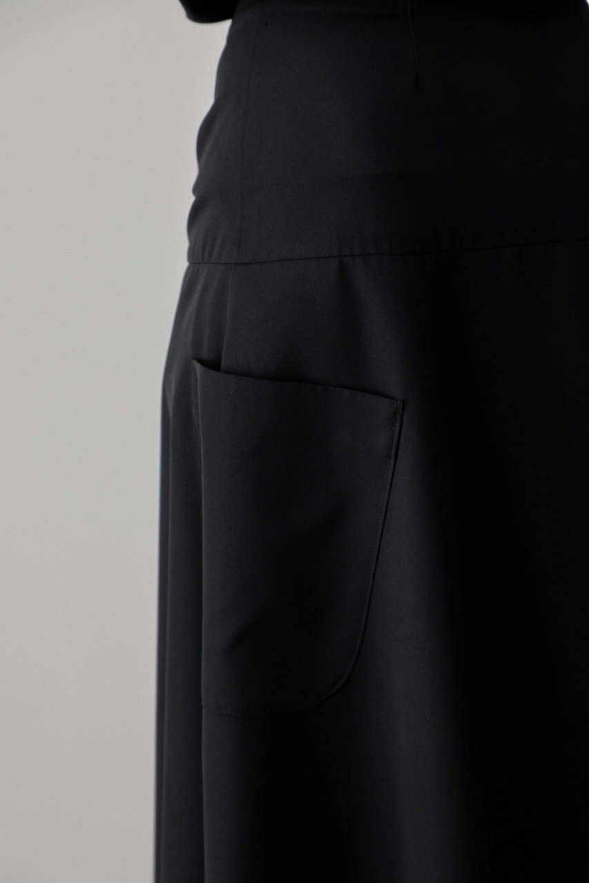 RIM.ARK(リムアーク)｜Random hem twill SK/スカート/ブラック の通販 