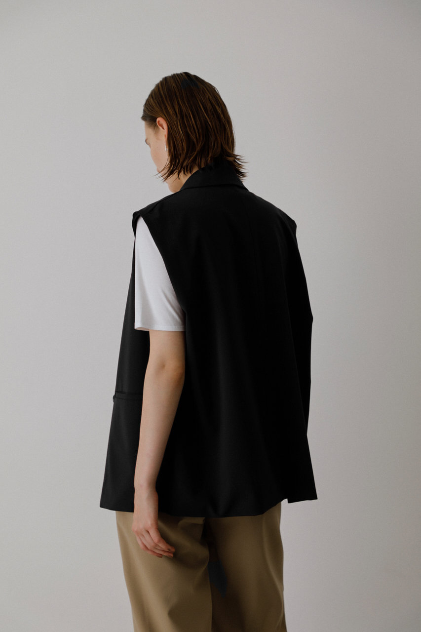 Double brested cocoon vest/ベスト