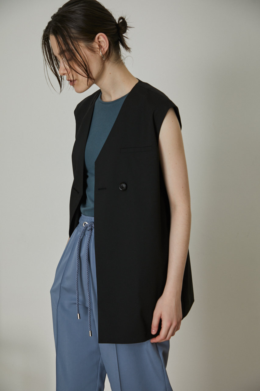 リムアーク Nocollar box shape vest ブラック-