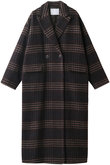 Recycle wool check over CT / コート