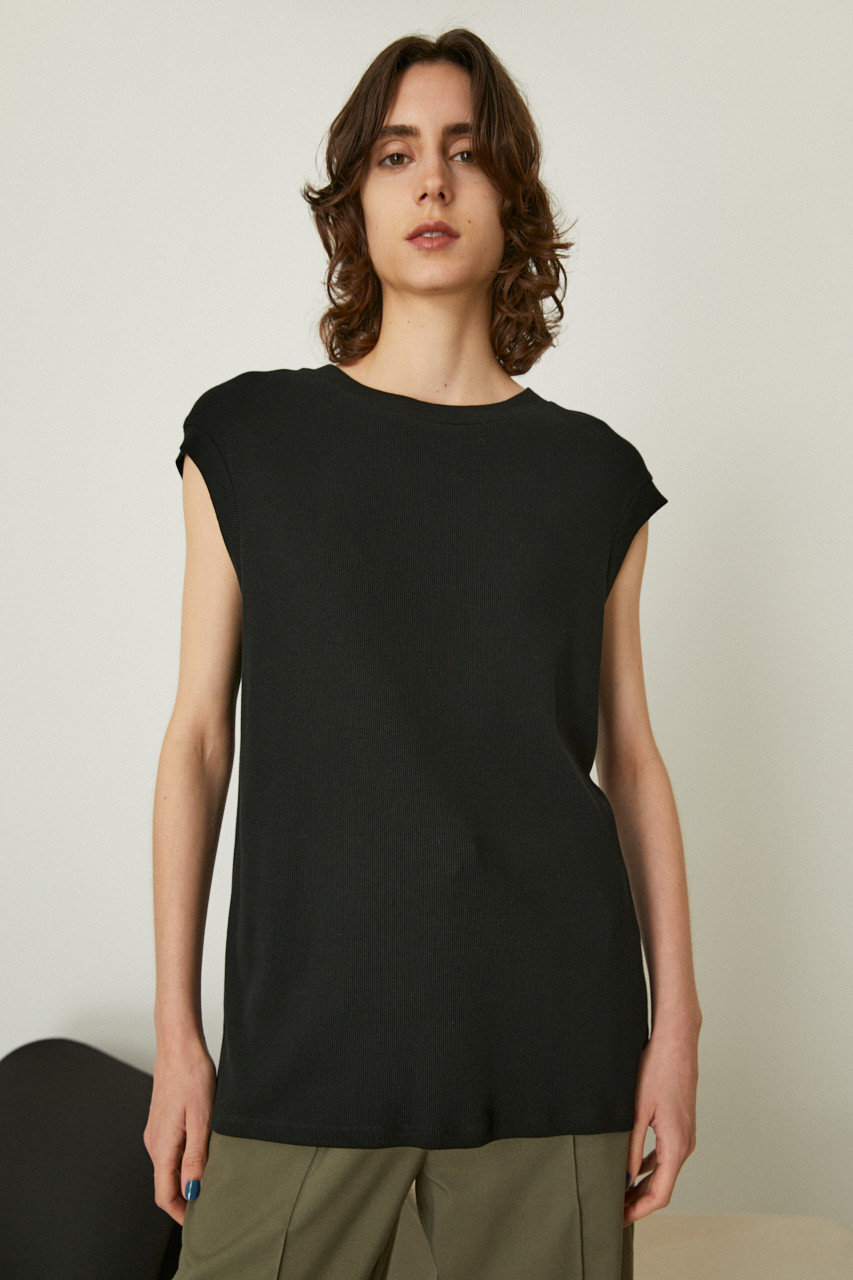 Neck line box tops/トップス 売れ筋商品 Rimark RIM.ARK Cotton linen box tops ベスト/ジレ