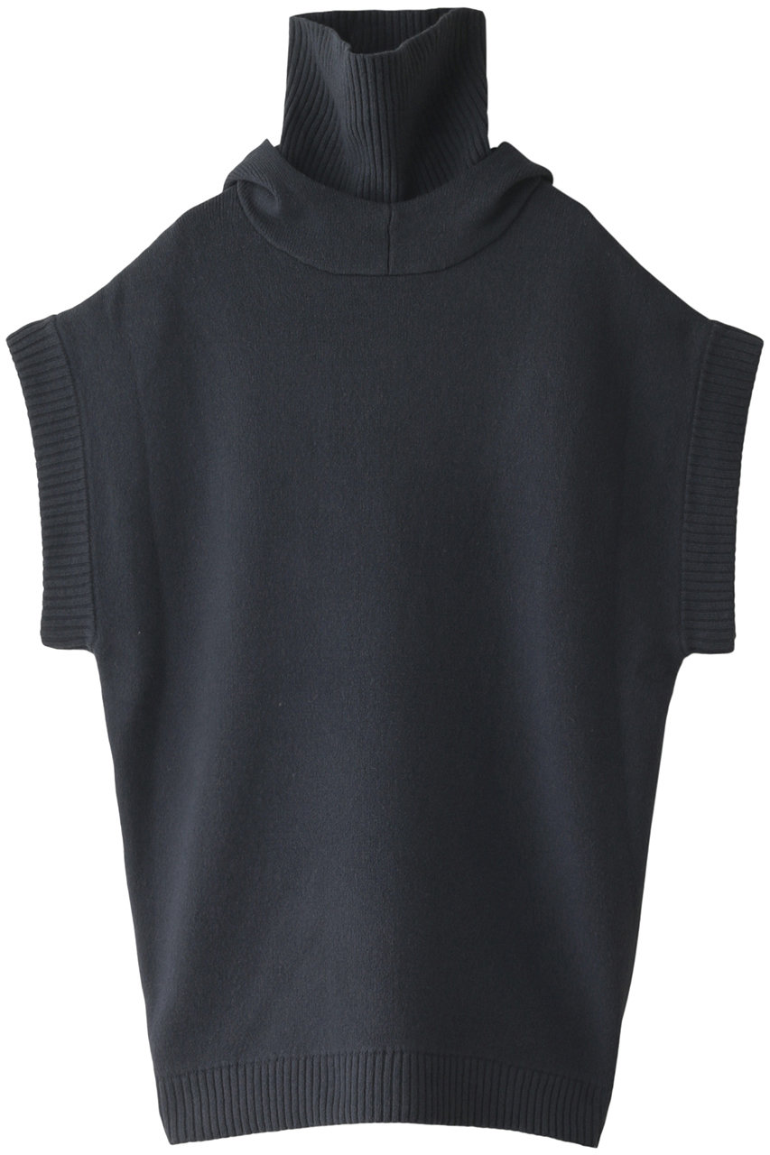 Hood design knit vest/ベスト