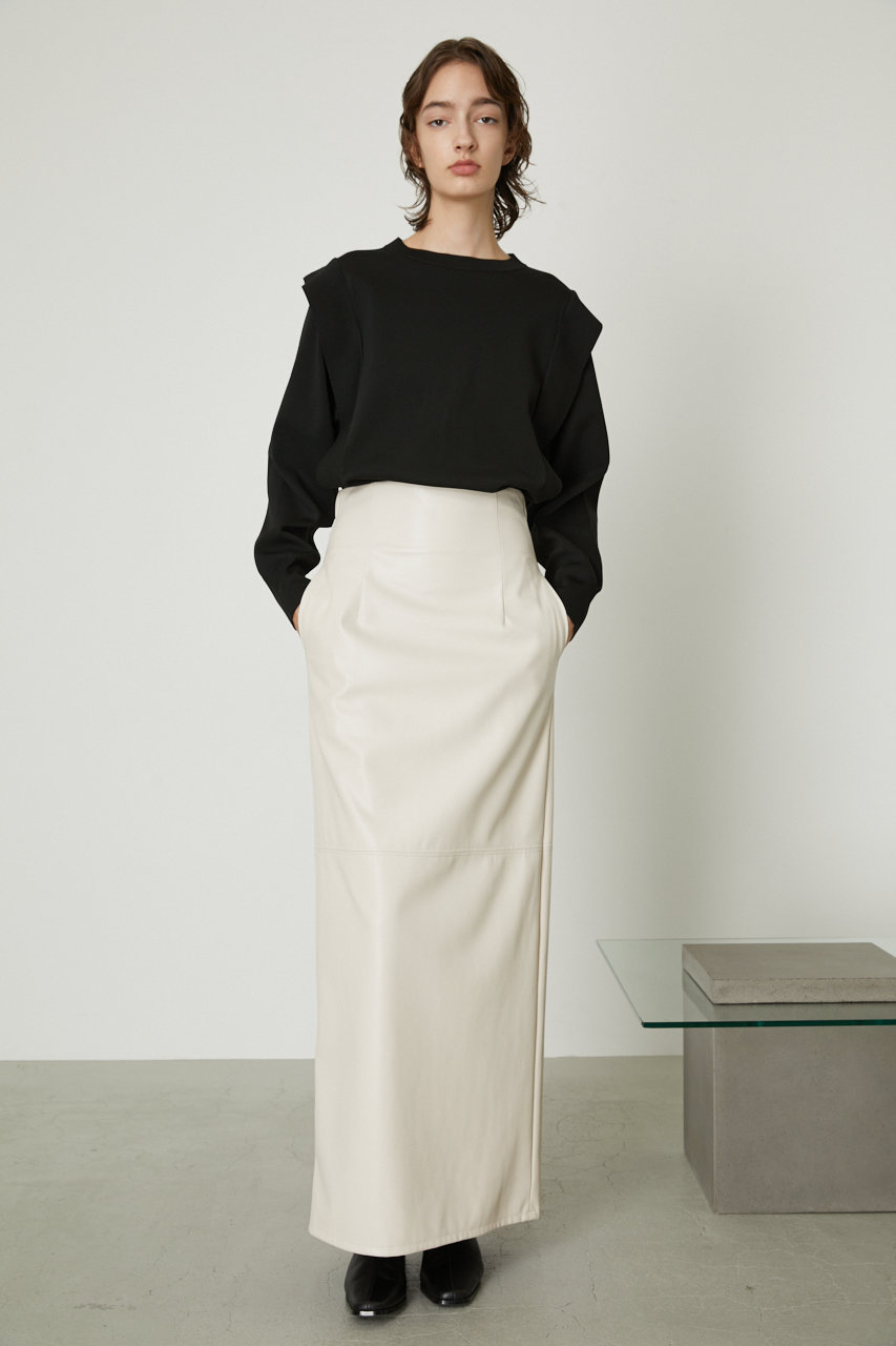 Ruffle design knit tops/ニット