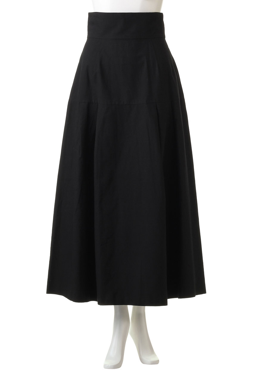 RIM.ARK ウエストボリュームタックスカート　リムアーク　ブラック RIM.ARK ウエストボリュームタックスカート リムアーク ブラック