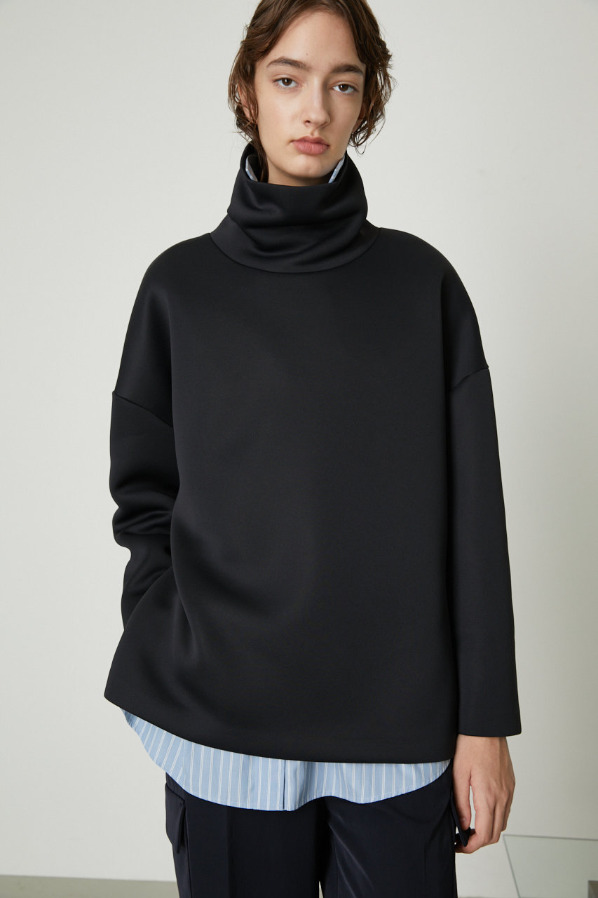 アイボリー×レッド リムアーク High neck knit jumper | www.tegdarco.com