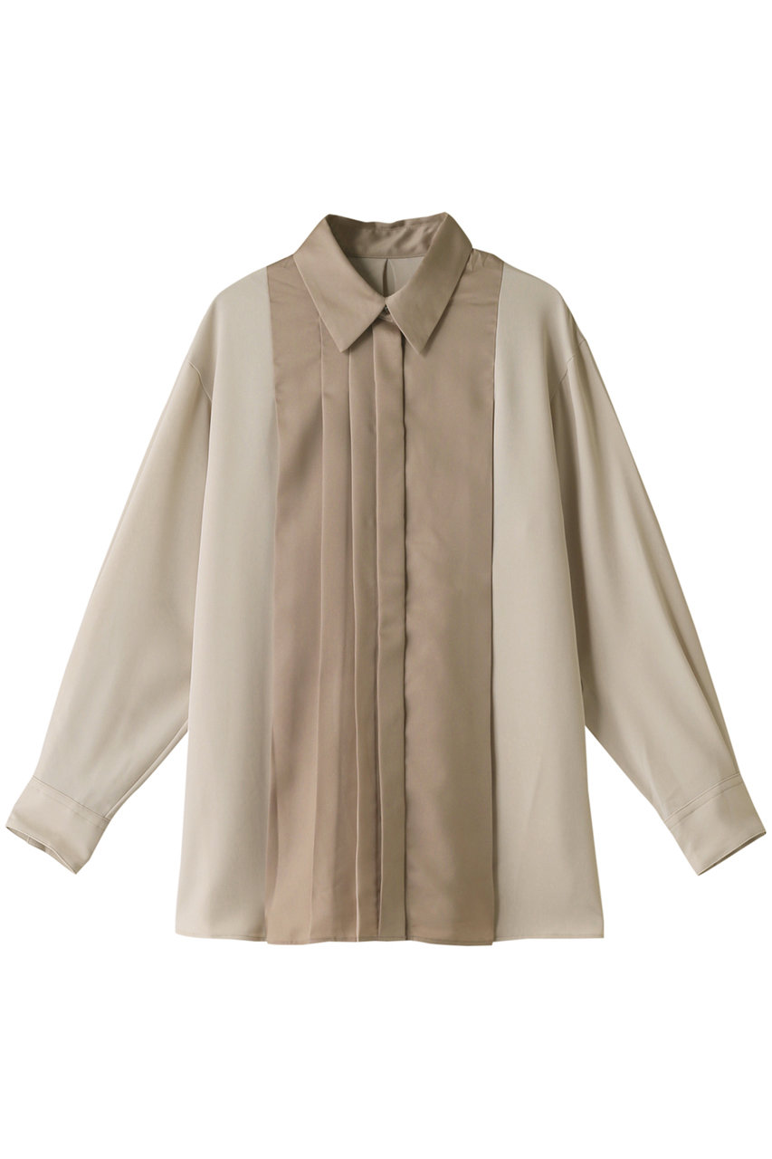 リムアーク/RIM.ARKのPin-tuck dress SH/シャツ(ライトベージュ/460FAS30-0530)