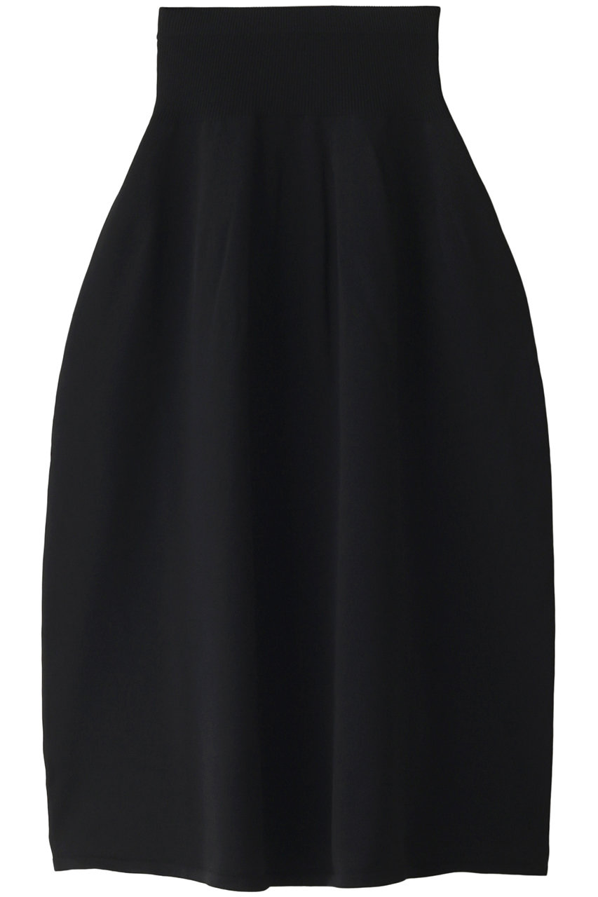 リムアーク/RIM.ARKのDome silhouette knit SK/ニットスカート(ブラック/460FAL71-0340)