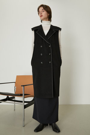 リムアーク/RIM.ARKのWide collar wool vest/ベスト(110800/110806)
