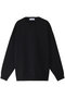 Basic R-neck knit PO(LARGE)/ニット リムアーク/RIM.ARK ブラック