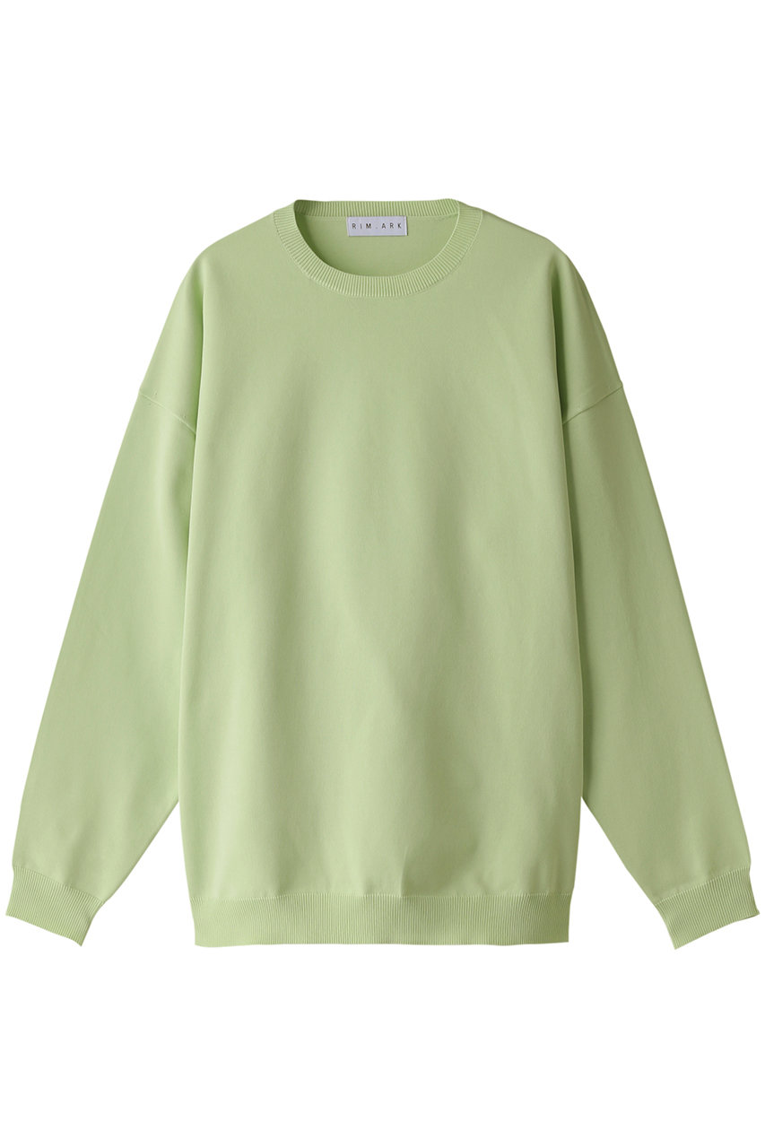 リムアーク/RIM.ARKのBasic R-neck knit PO(LARGE)/ニット(ライトグリーン/460GSS70-0200)