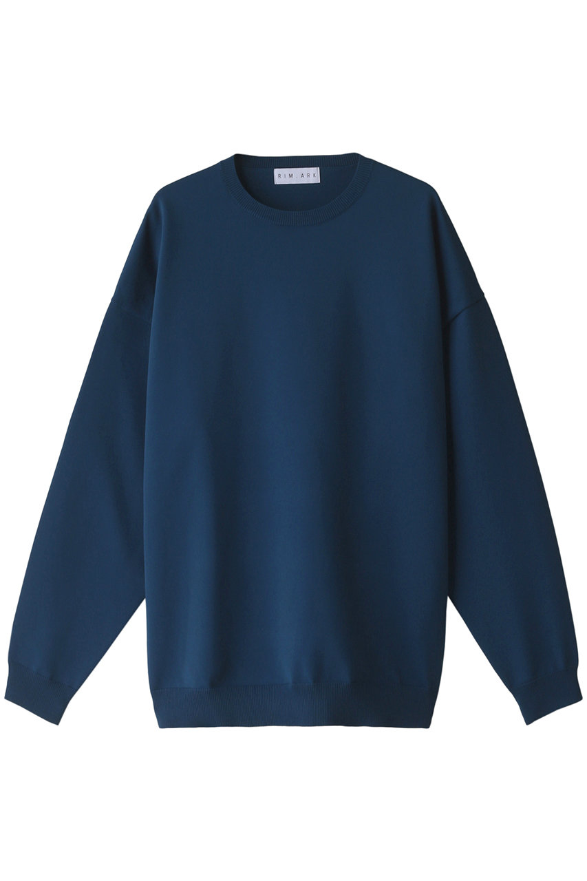 RIM.ARK Basic R-neck knit PO(LARGE)/ニット (ブルー, FREE) リムアーク ELLE SHOP RIM.ARK Basic R-neck knit PO(LARGE)/ニット (ブルー, FREE) リムアーク ELLE SHOP
