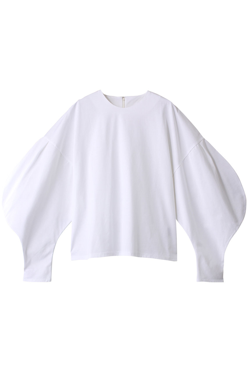 Curved line cotton tops/トップス