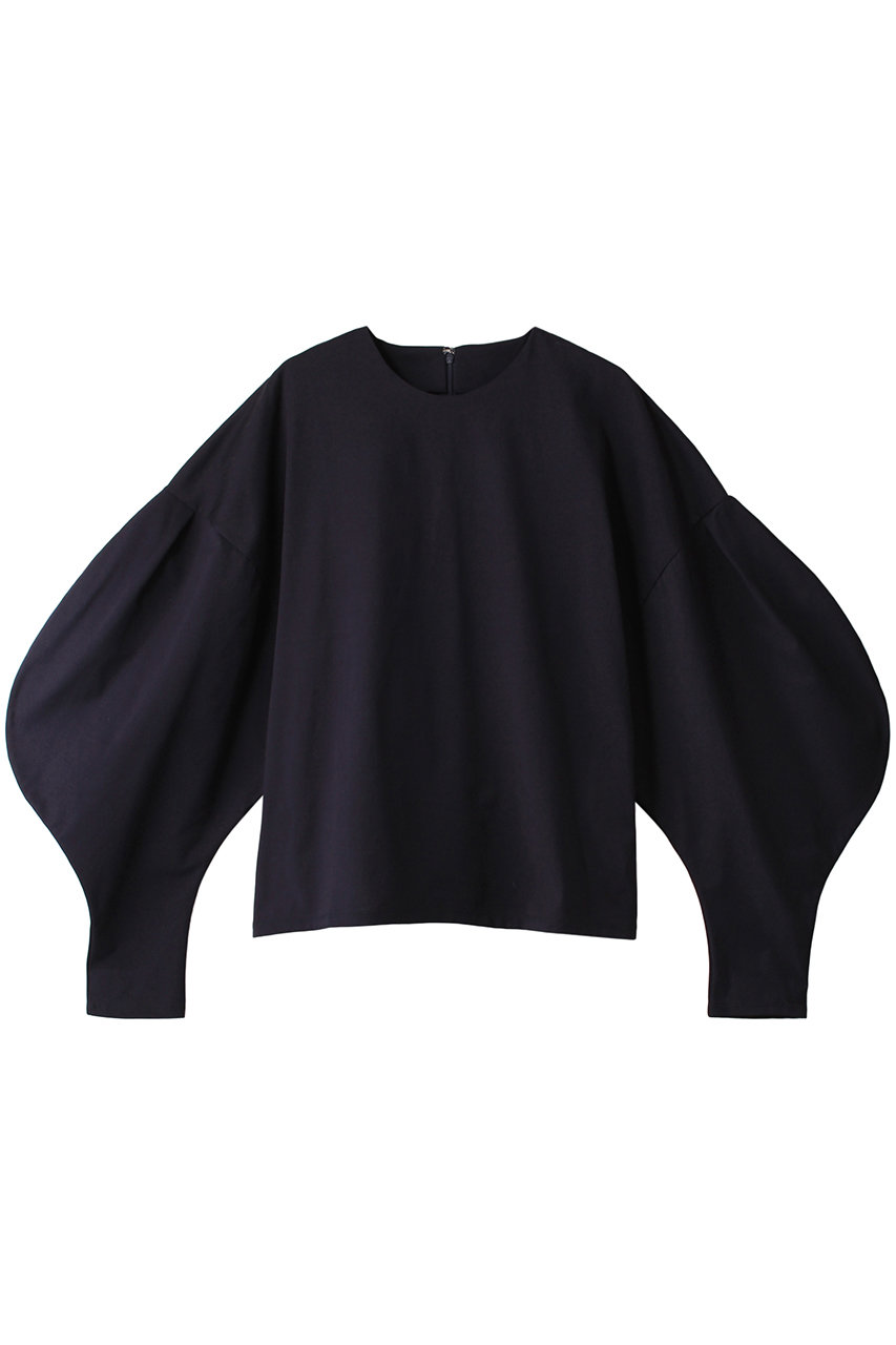 Curved line cotton tops/トップス