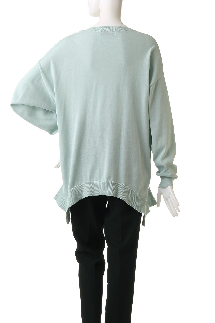 V-neck wide knit PO/ニットプルオーバー