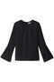 Flare sleeve satin tops/トップス リムアーク/RIM.ARK ブラック