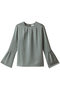 Flare sleeve satin tops/トップス リムアーク/RIM.ARK グレー