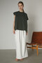 Asymmetry knit tops/ニット リムアーク/RIM.ARK