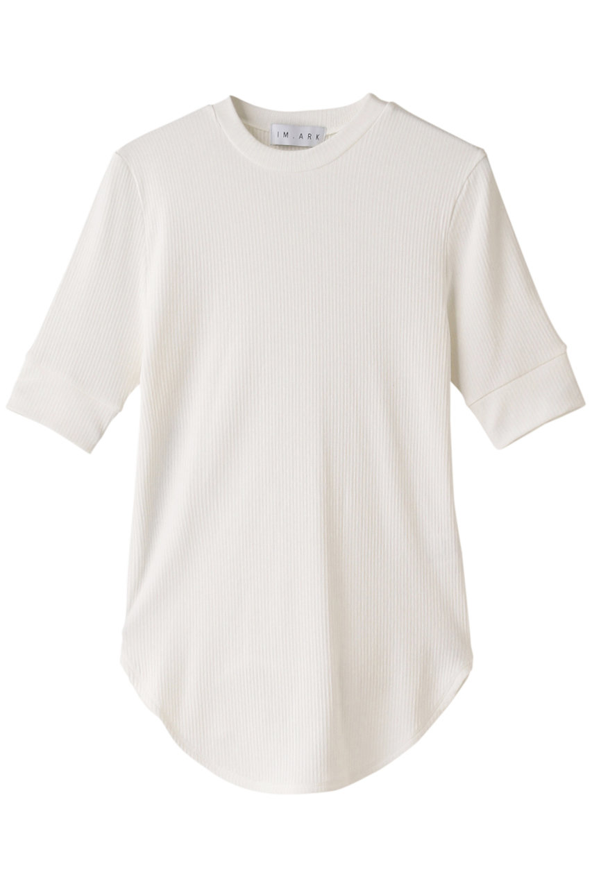 RIM.ARK Crepey T/SH/Tシャツ (オフホワイト, FREE) リムアーク ELLE SHOP