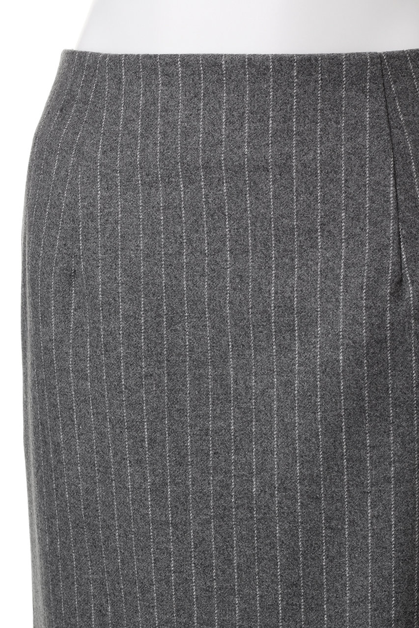 RIM.ARK(リムアーク)｜Mannish stripe pencil SK/スカート/ブラック の通販｜ELLESHOP・(エル・ショップ)