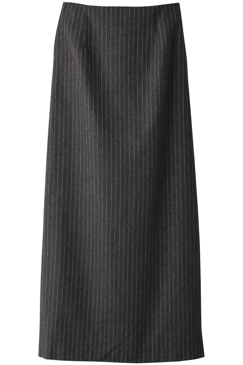 リムアーク/RIM.ARKのMannish stripe pencil SK/スカート(チャコールグレー/460GAS31-0440)