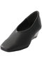 Angled heel square shoes/シューズ リムアーク/RIM.ARK ブラック