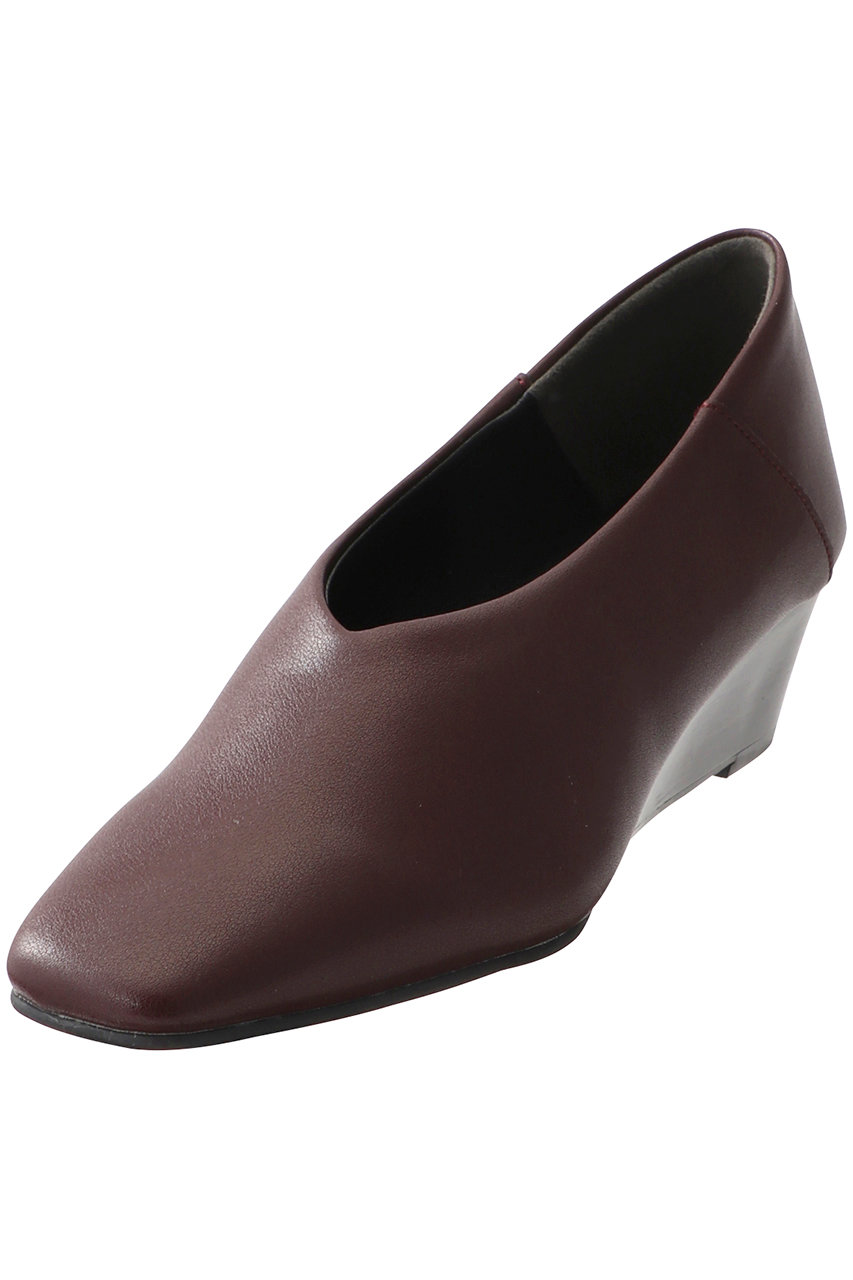 リムアーク/RIM.ARKのAngled heel square shoes/シューズ(ボルドー/460GAU50-0160)