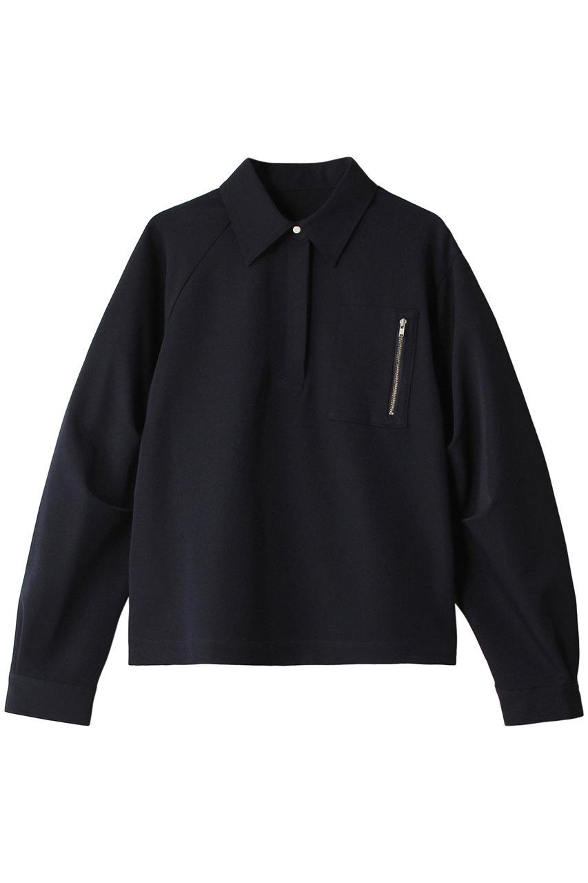 RIM.ARK Sleeve tuck asymmetry tops/トップス (ネイビー, FREE) リムアーク ELLE SHOP RIM.ARK Sleeve tuck asymmetry tops/トップス (ネイビー, FREE) リムアーク ELLE SHOP