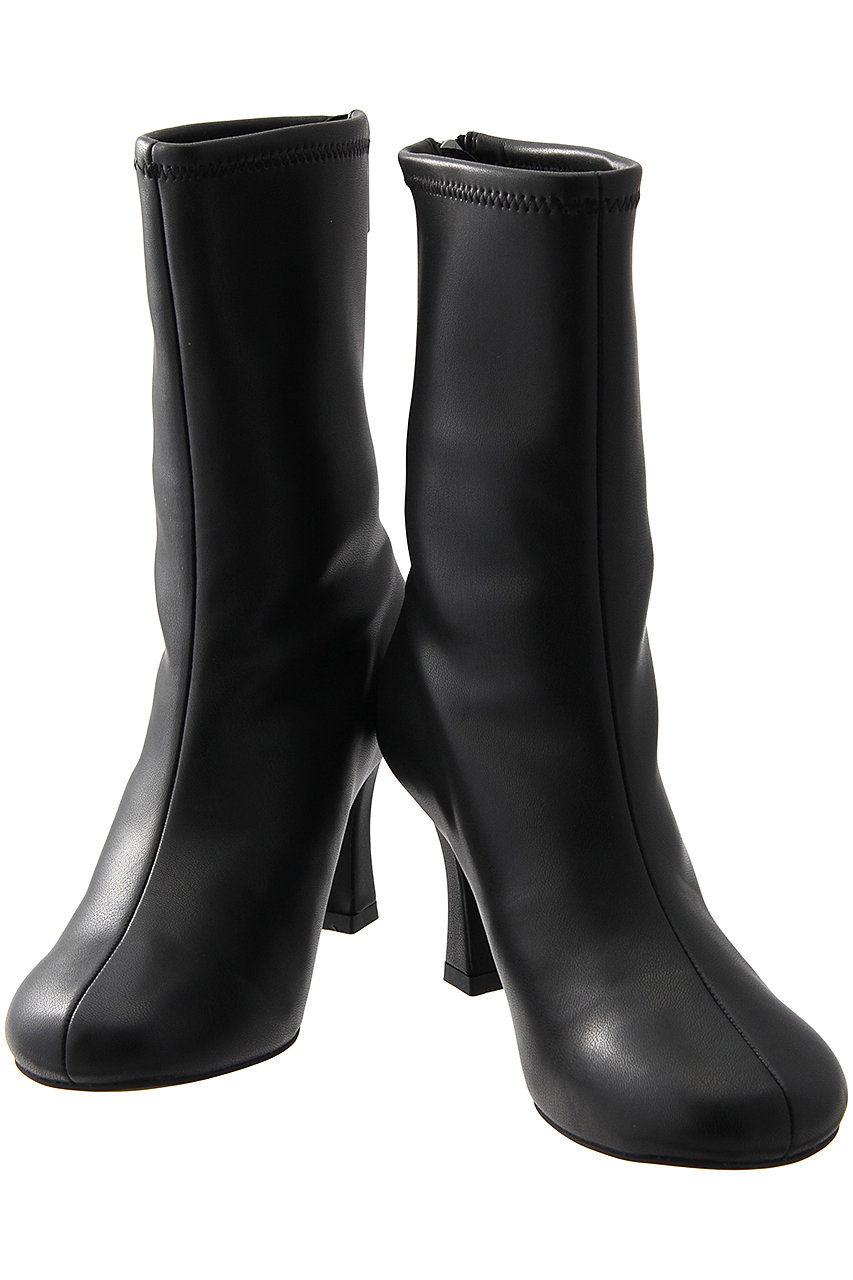 RIM.ARK(リムアーク)｜Rounded stretch boots/ブーツ/ブラック の通販 ...