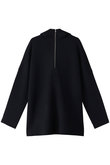 Hood over knit tunic/チュニック