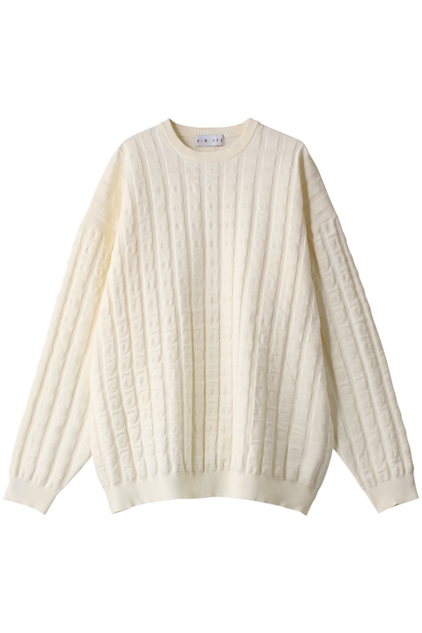 Uneven surface over knit/ニット
