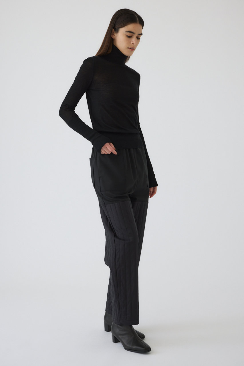 RIM.ARK(リムアーク)｜High gauge fit knit/ニット/ブラック の通販