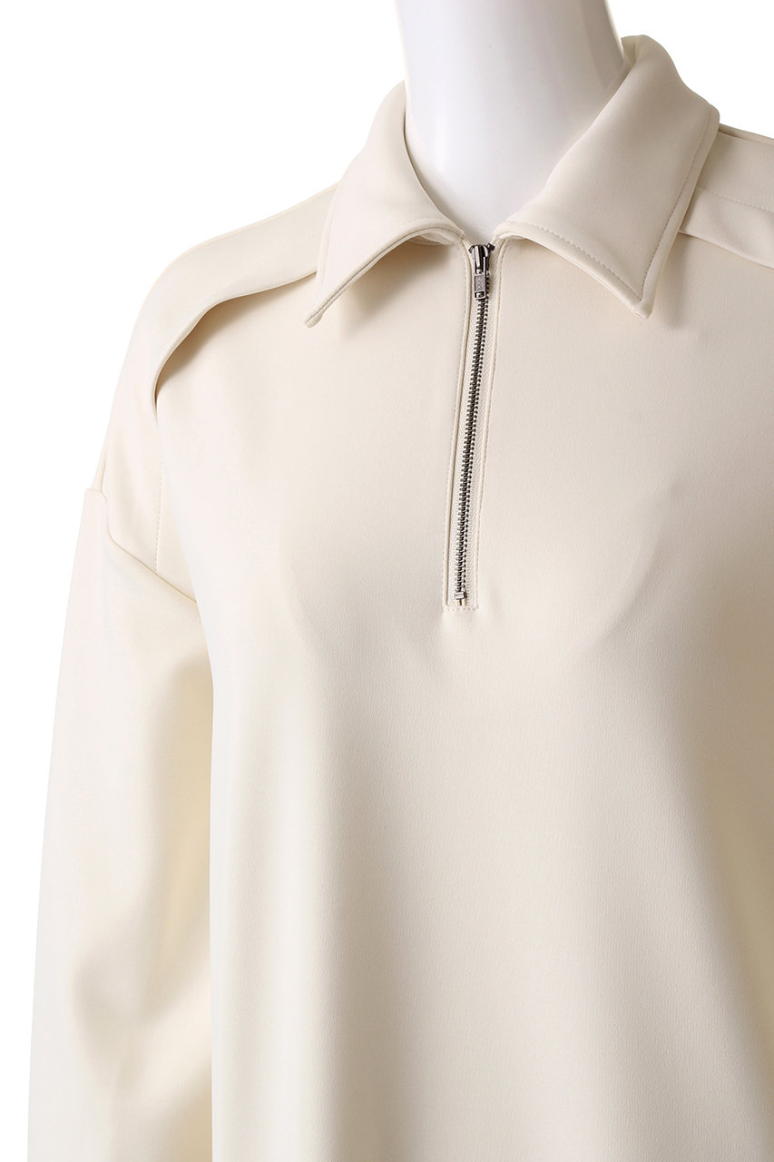 RIM.ARK Open collar I line OP美品 RIM.ARK(リムアーク)｜Open collar I line OP/ワンピース/アイボリー