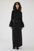 Back tuck maxi SK/スカート
