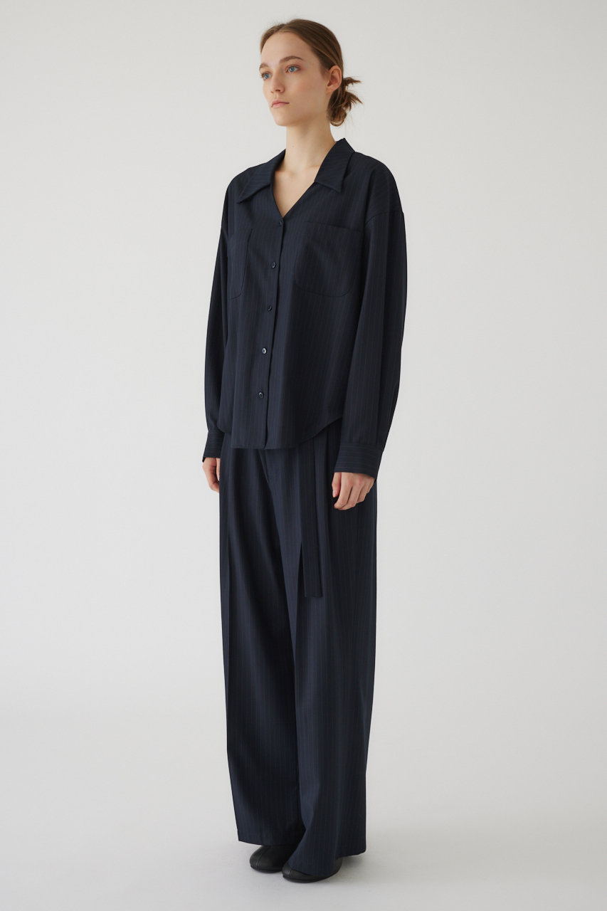 RIM.ARK(リムアーク)｜V cut relaxy SH/シャツ/ネイビー の通販