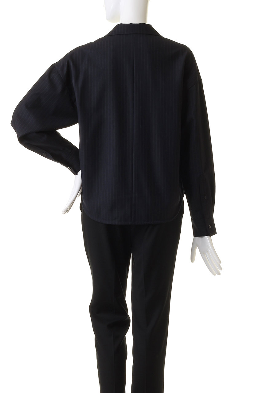 RIM.ARK(リムアーク)|V cut relaxy SH/シャツ/ネイビー の通販 RIM.ARK(リムアーク)|V cut relaxy SH/シャツ/ネイビー の通販