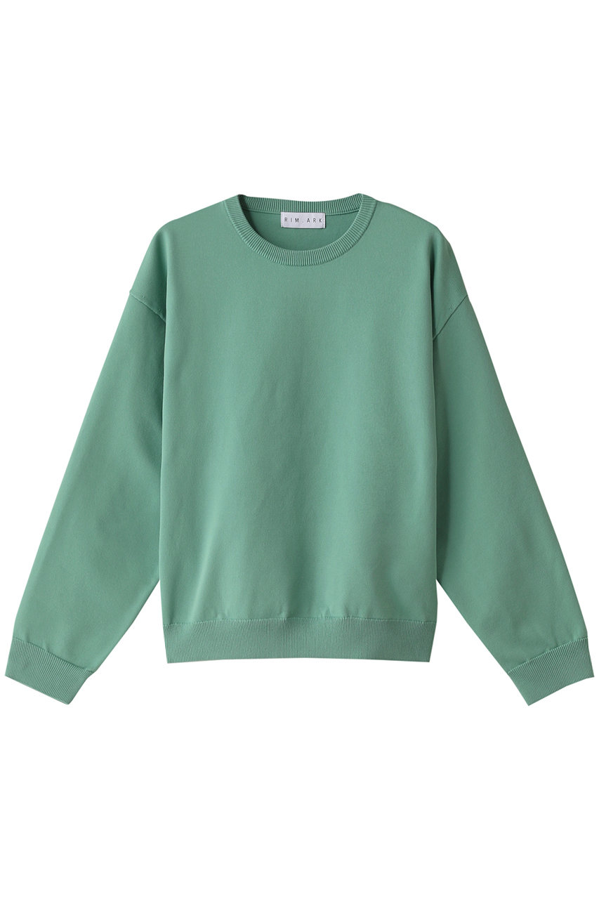 リムアーク/RIM.ARKのBasic R-neck knit PO(SMALL)/ニット(グリーン/460HSS70-0180)