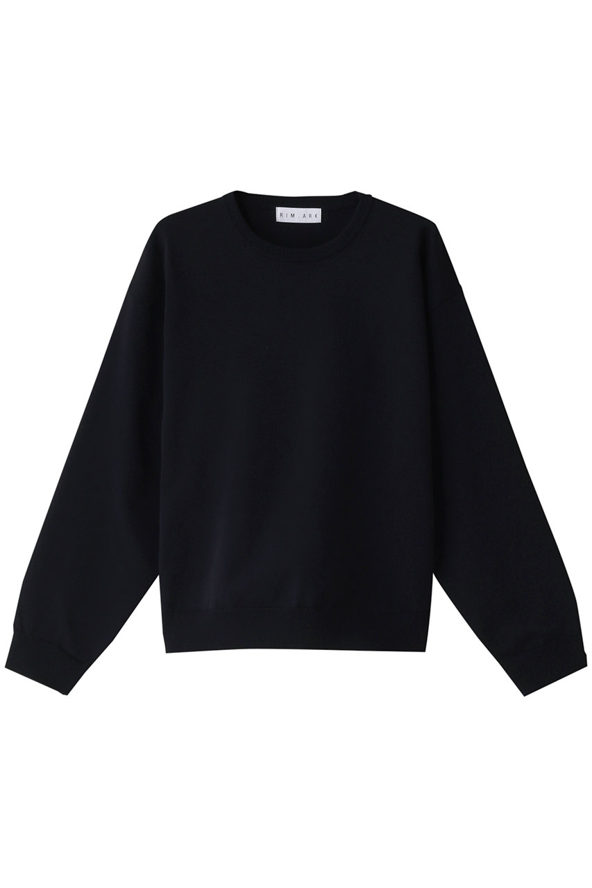 リムアーク/RIM.ARKのBasic R-neck knit PO(SMALL)/ニット(ネイビー/460HSS70-0180)